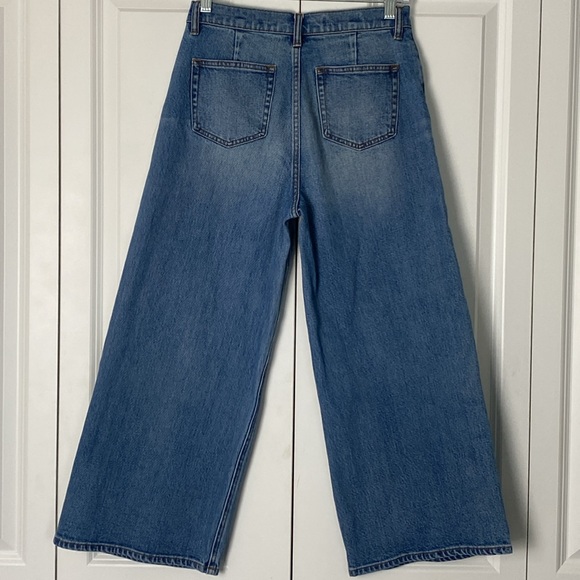 J Crew Rayner Wide Leg High Rise Cropped Jeans Size 27 - Picture 5 of 10